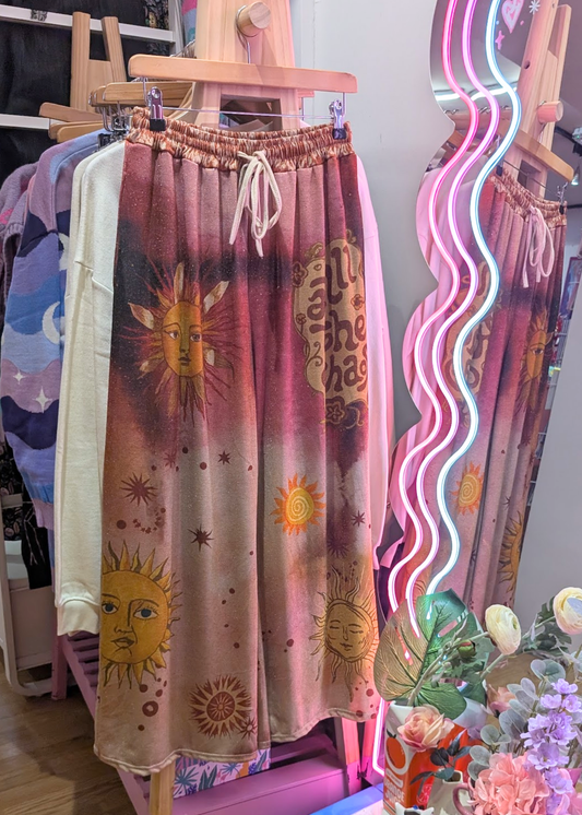 The Edit - Glitter Jersey Cosmic Chaos Sunshine Trousers