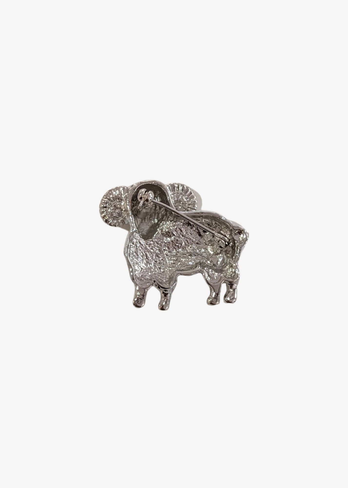 The Edit - Sparkly Ram Brooch