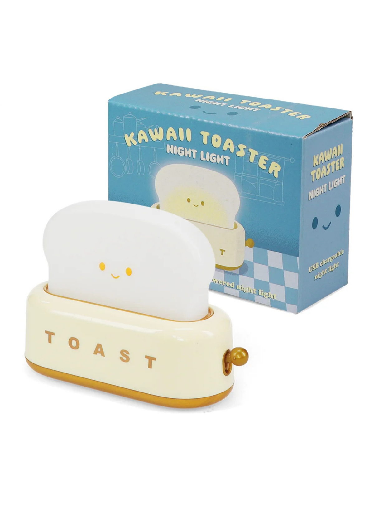 Rex London - Kawaii Toaster USB Rechargeable Night Light