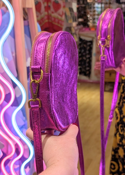 The Edit - Metallic Purple Cross Body Mini Bag