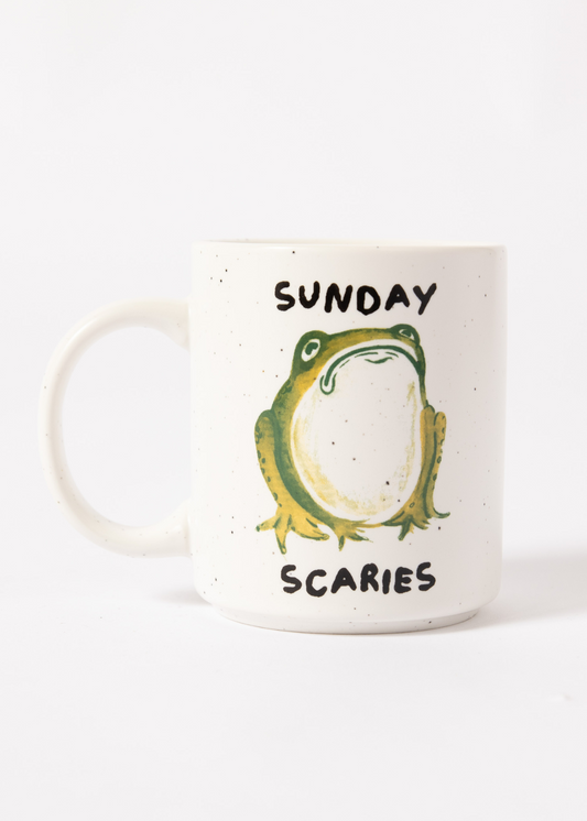 Daisy Street - 'Sunday Scaries' Frog Mug