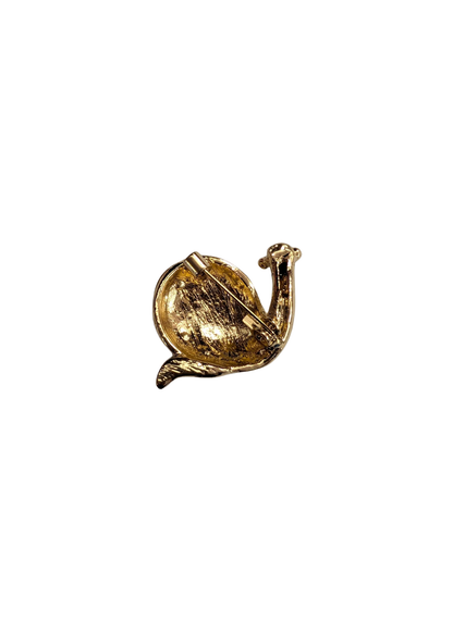 The Edit - Yellow Snail Brooch