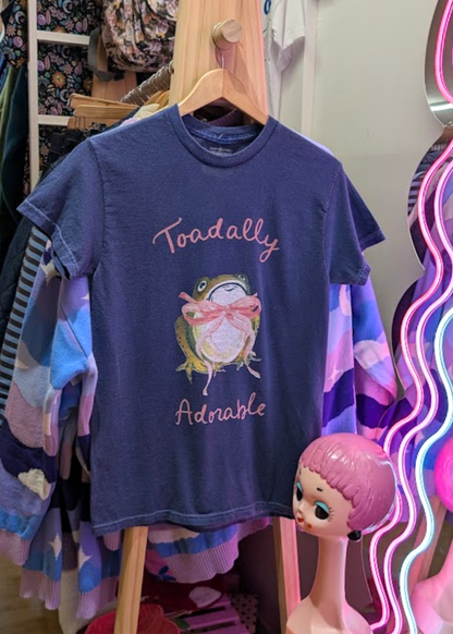 Daisy Street - Toadally Adorable Graphic Navy Tee
