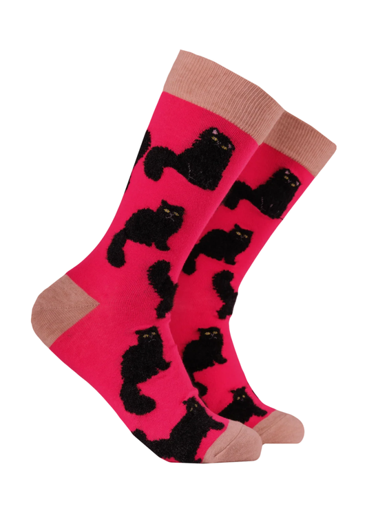 Socktopus - Fluffy Black Cat Socks