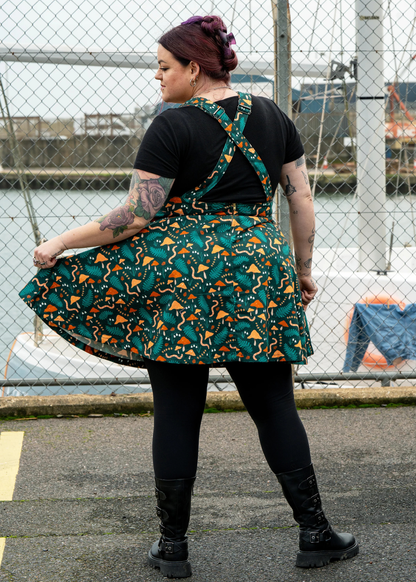 Rebel Romance x Clare Lewis Earthy Eden Stretch Flared Pinafore