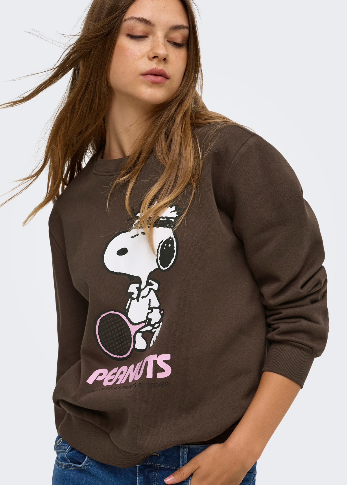 Only - Peanuts Snoopy Tennis Sweater