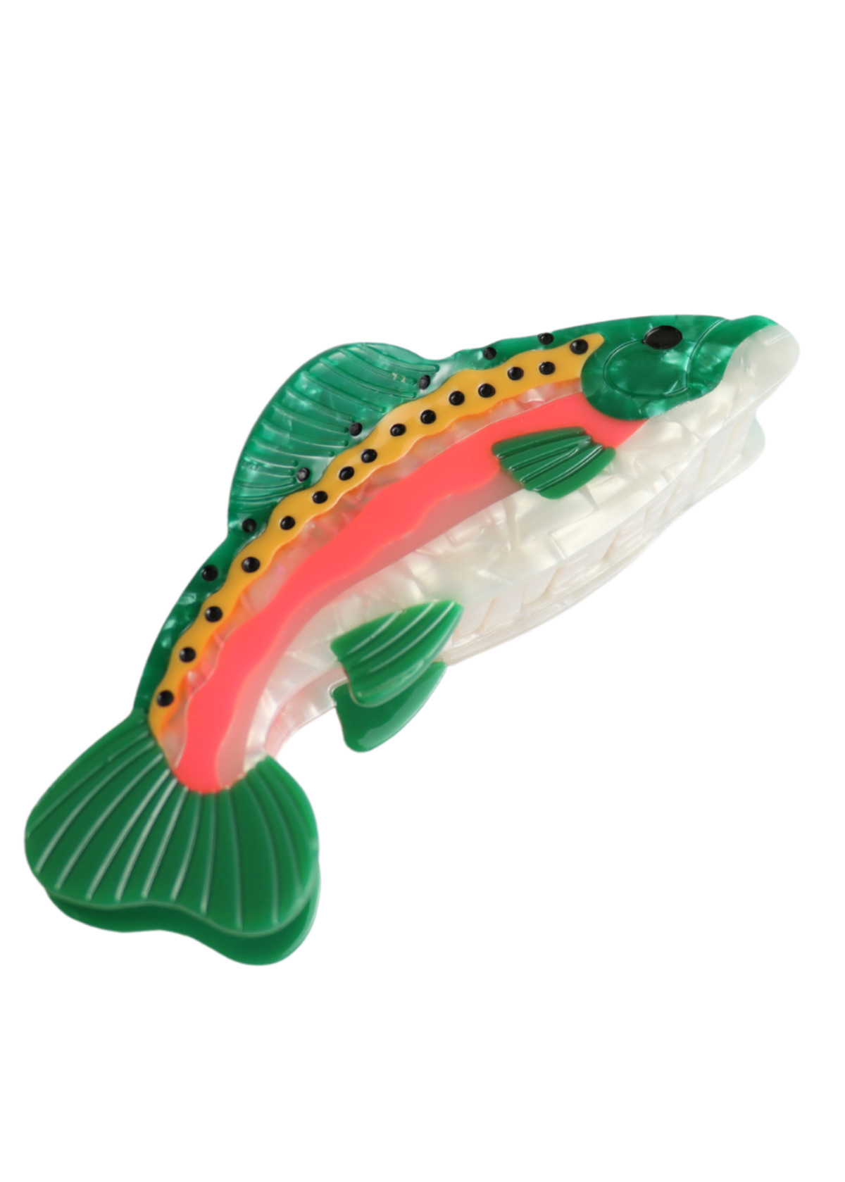 The Edit - Large Bright Fish Hair Claw