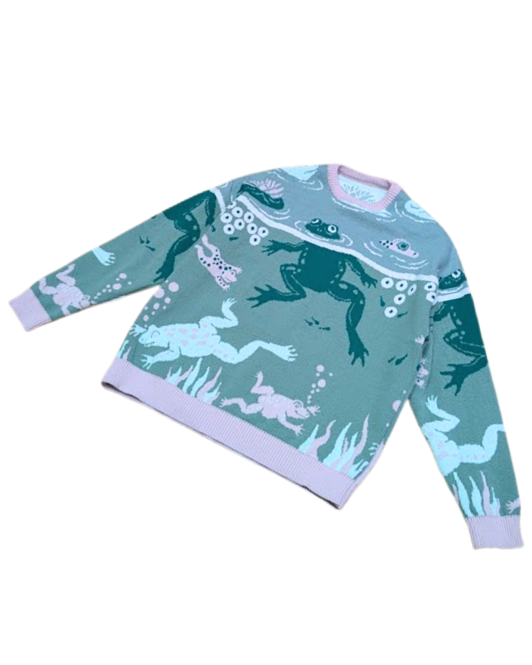 Home of Rainbows - The Froggy Pond Knitted Jumper