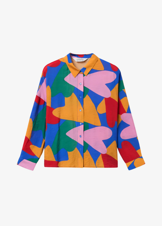 Compañia Fantastica - Cupid Heart Print Shirt