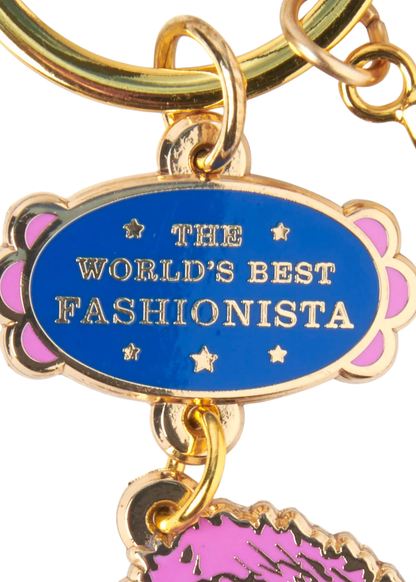 Magpie - Snoopy ‘World’s Best Fashionista’ Enamel Keyring