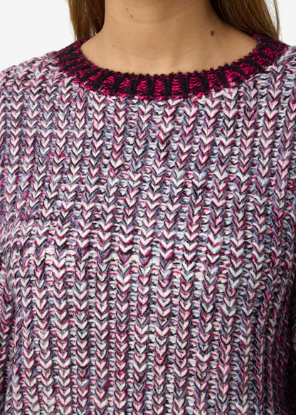 Noisy May - Maroon Chunky Knit Jumper