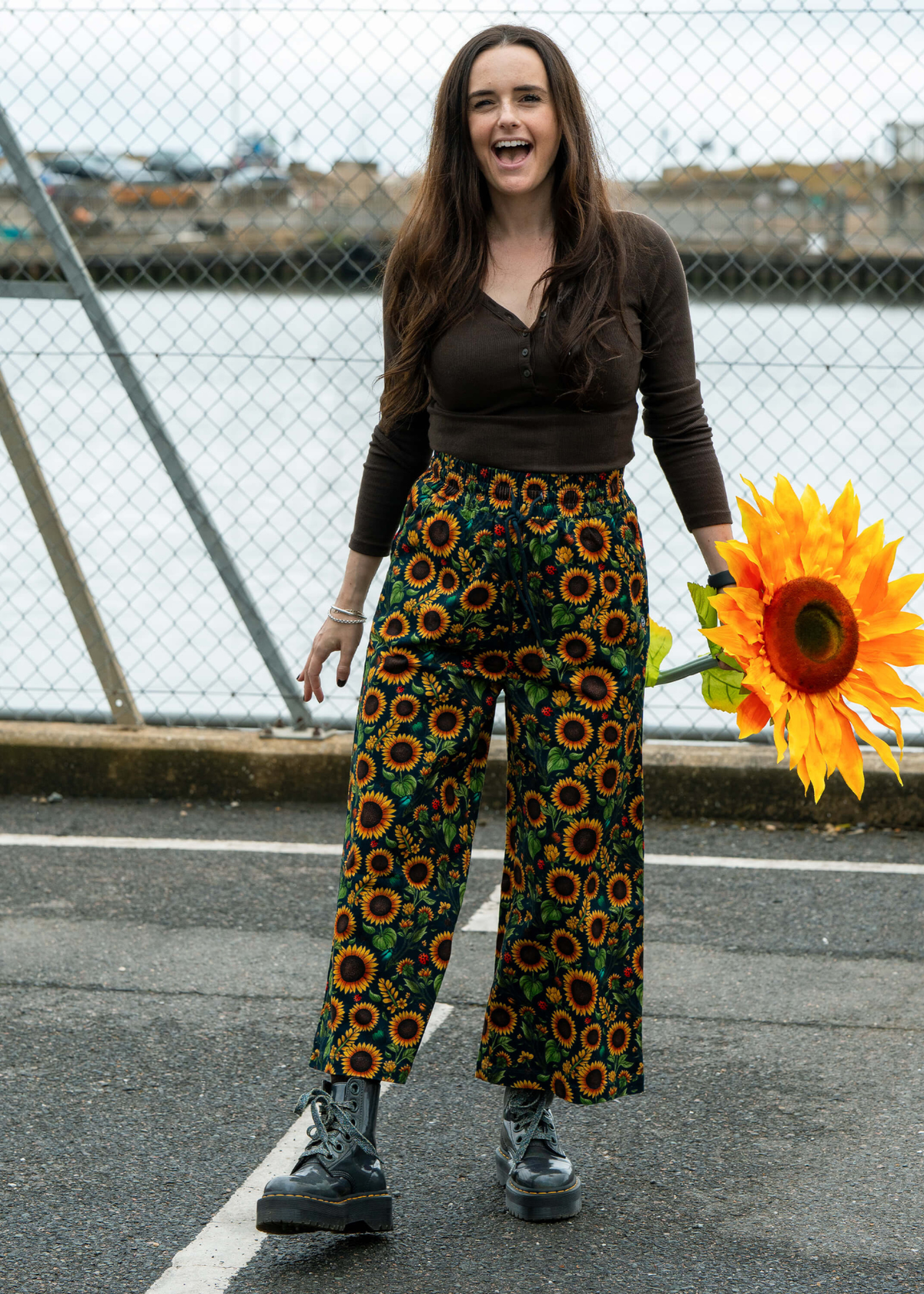 Rebel Romance - Sunflower Wide Leg Charity Trousers
