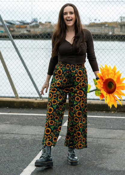 Rebel Romance - Sunflower Wide Leg Charity Trousers