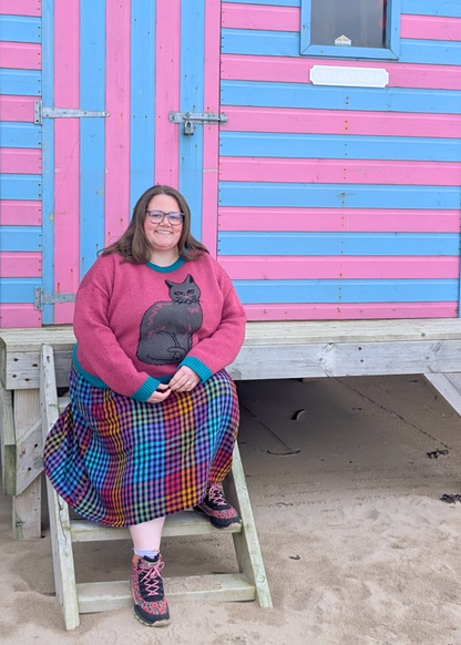 Home of Rainbows - The Fluffy Black Cat Jumper