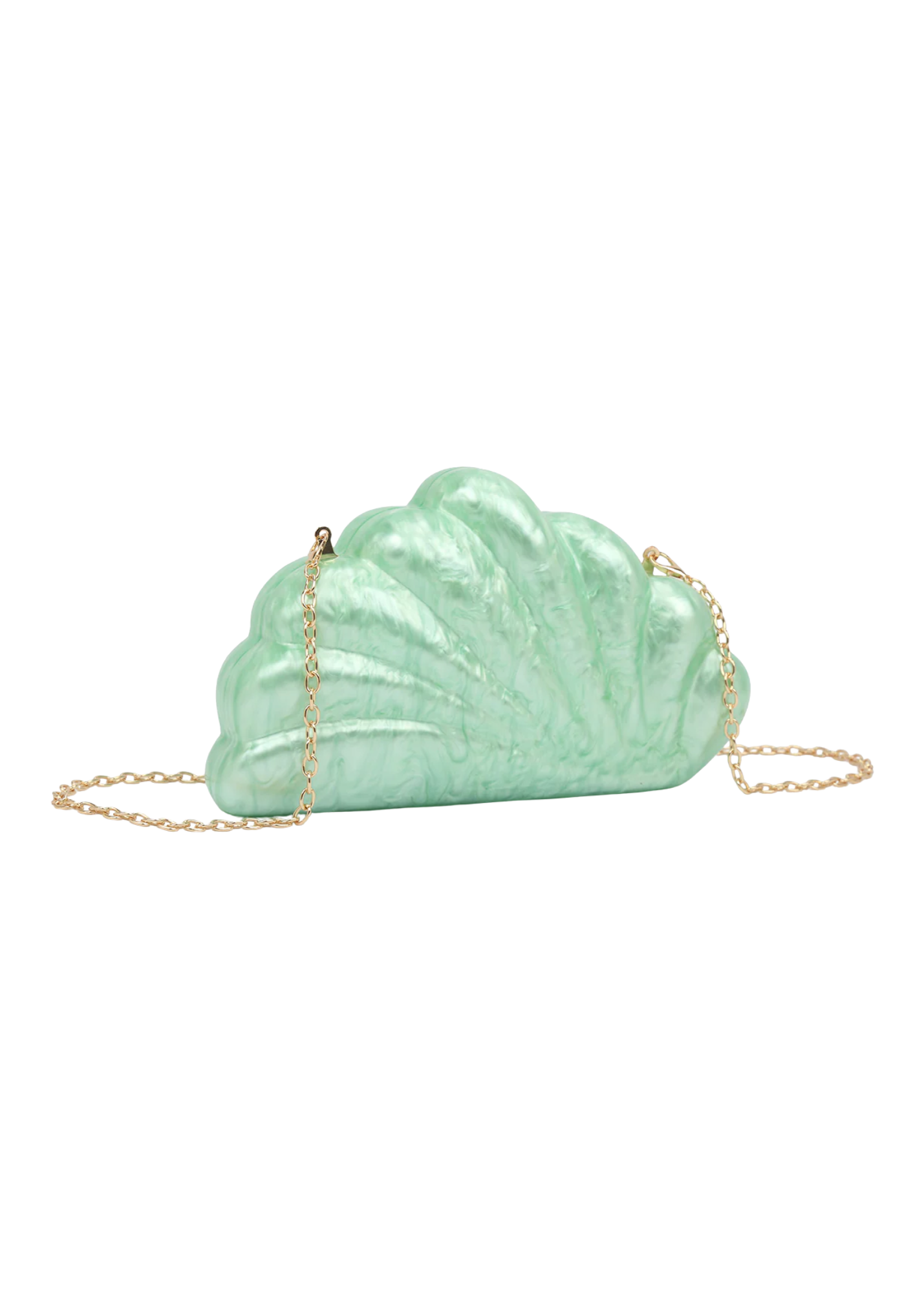 The Edit - Pearly Green Hard Shell Bag