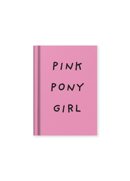 Ohh Deer - ‘Pink Pony Girl’ Mini A7 Fabric Bound Notebook