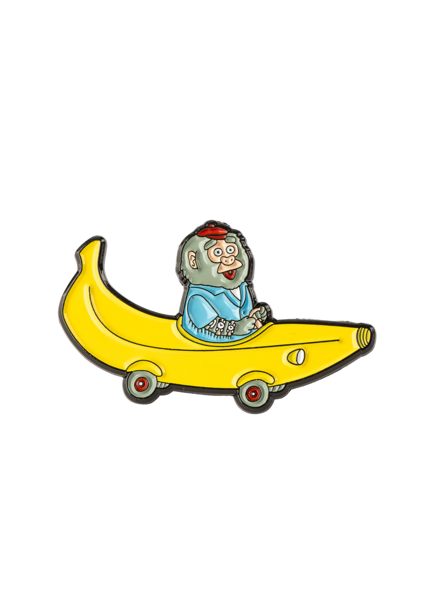 Magpie - Richard Scarry Bananamobile Enamel Pin