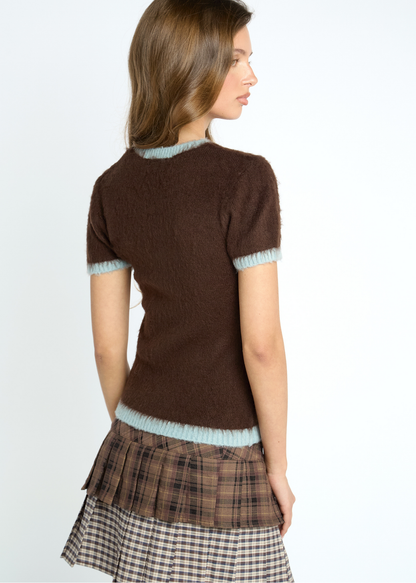 Daisy Street - Charmed Double Layer Mini Skirt