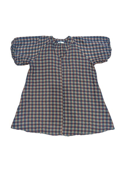 The Edit - Green & Brown Gingham Check Dress