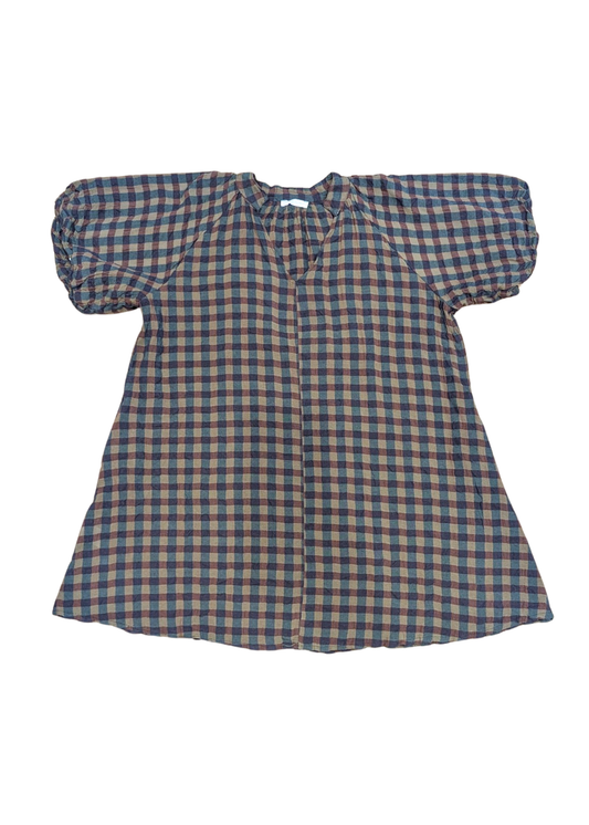 The Edit - Green & Brown Gingham Check Dress