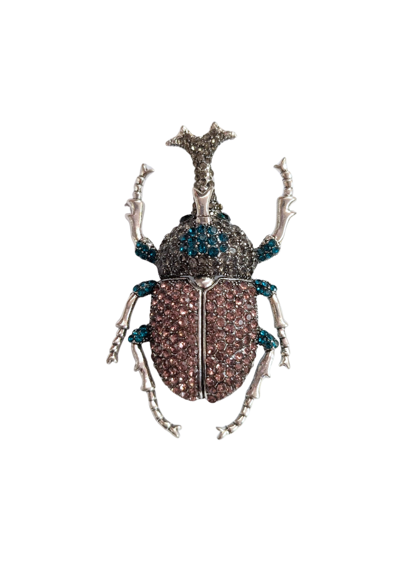 The Edit - XL Rhino Beetle Brooch