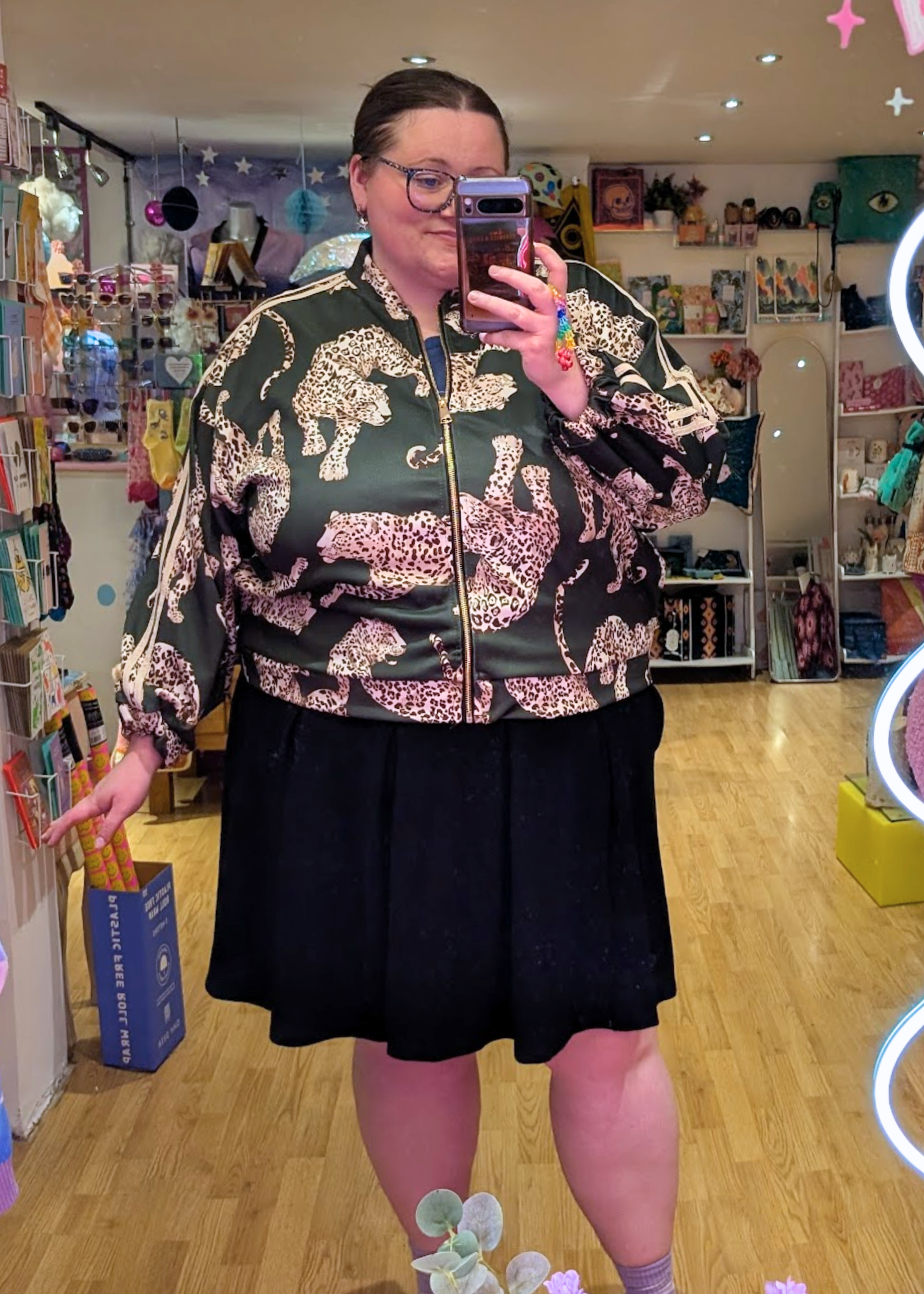 The Edit - Olive Green Leopard Jacket