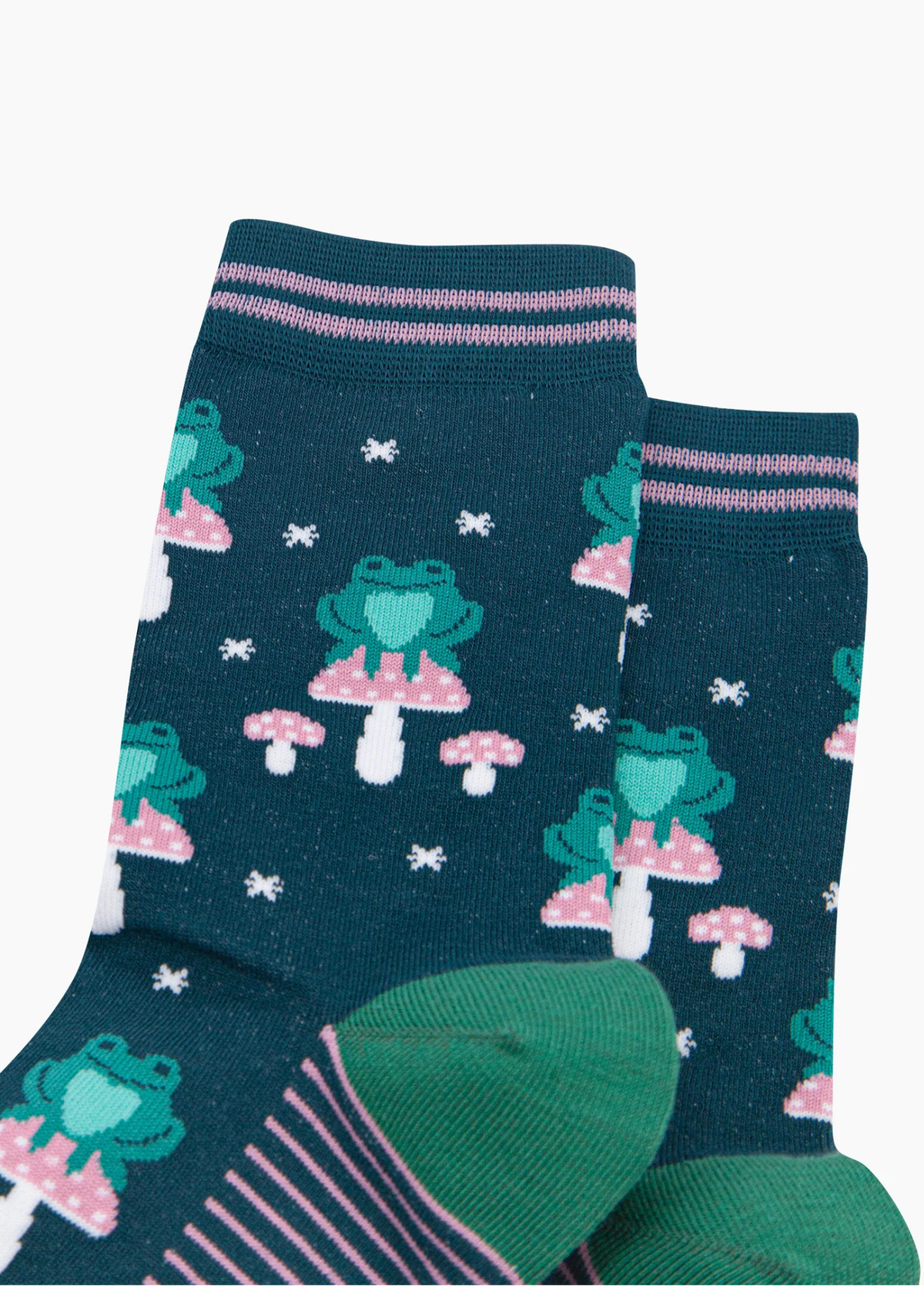 Sock Talk - Frog & Toadstool Bamboo Socks