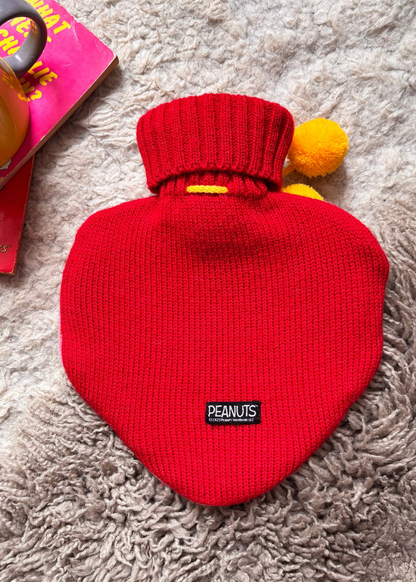 House of Disaster - Peanuts Love Heart Shaped Hot Water Bottle