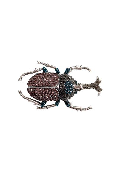 The Edit - XL Rhino Beetle Brooch