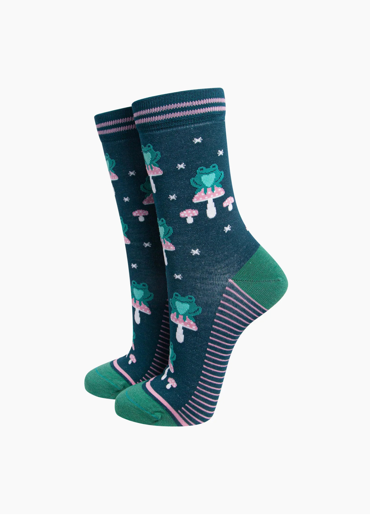 Sock Talk - Frog & Toadstool Bamboo Socks