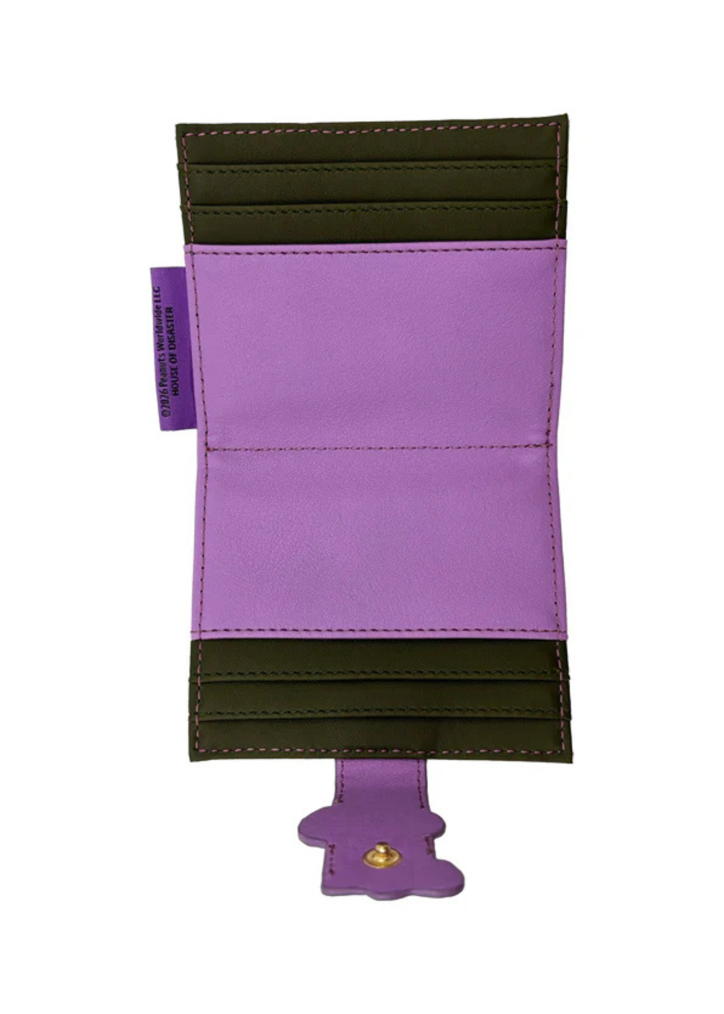 House of Disaster - Peanuts Floral Foldover Cardholder