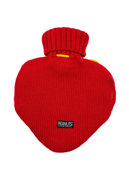 House of Disaster - Peanuts Love Heart Shaped Hot Water Bottle