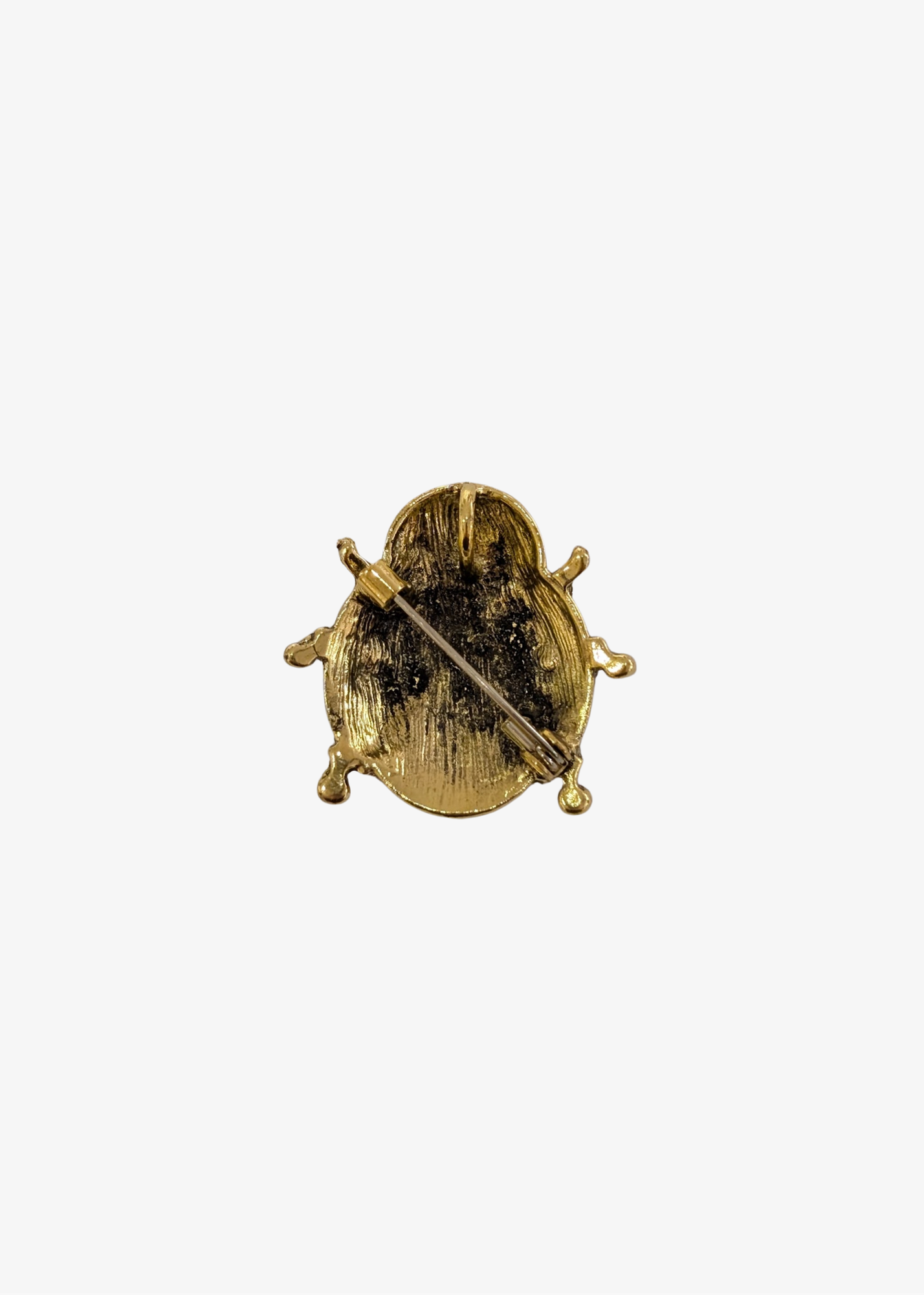 The Edit - Bejewelled Pink & Green Beetle Brooch