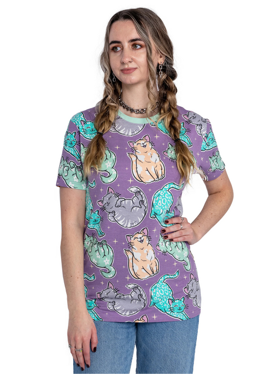 Rebel Romance x Abi Perry - Purrfect Cats T-Shirt