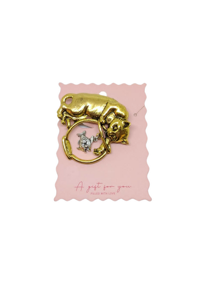 The Edit - Cat & Fishbowl Brooch