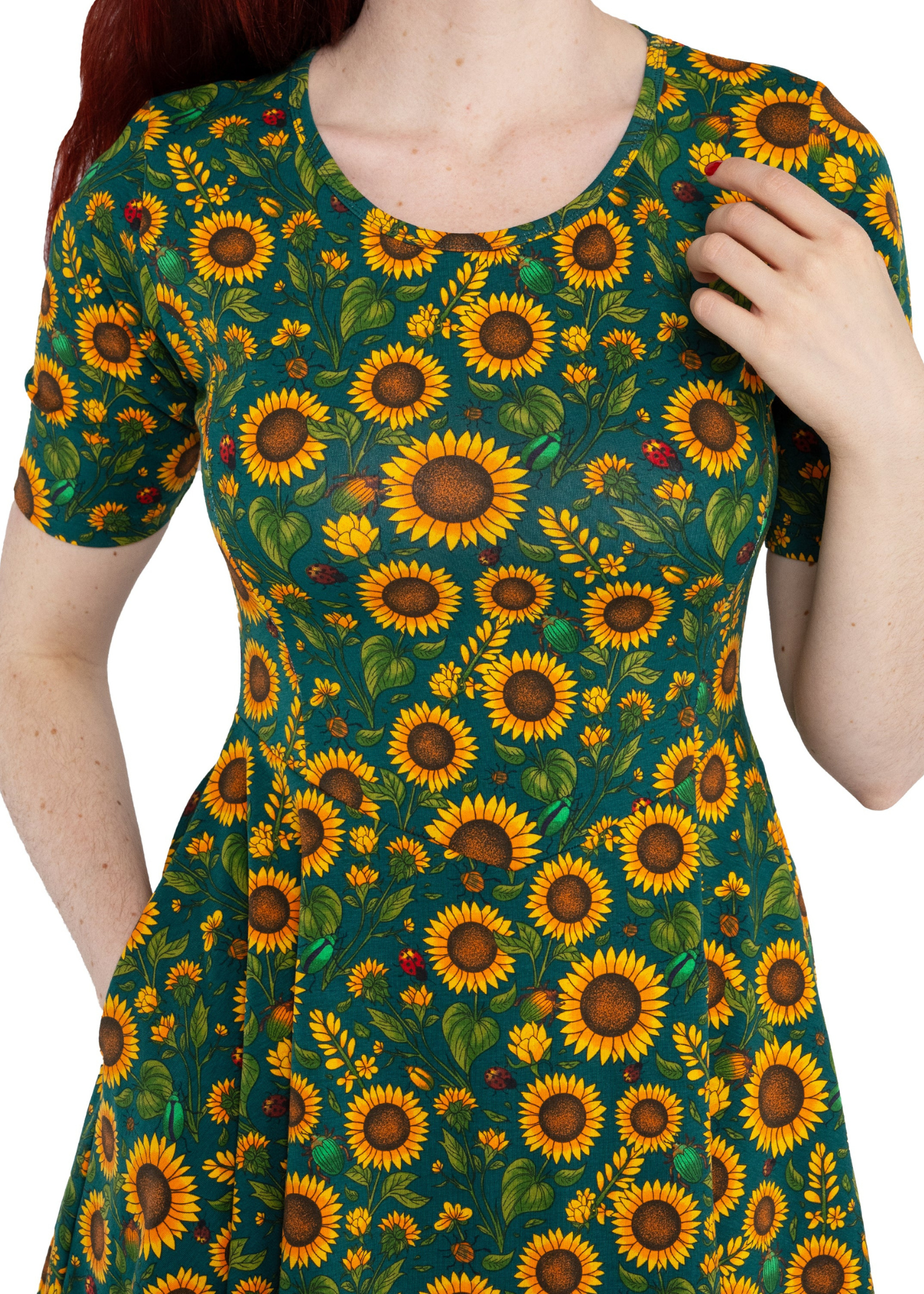 Rebel Romance - Sunflower Charity Fit & Flare Skater Dress