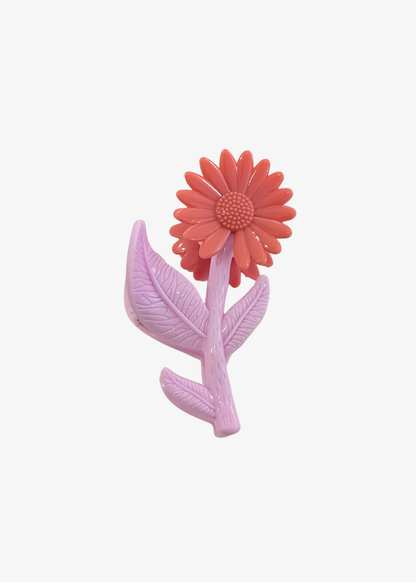 The Edit - Retro Flower Stem Hair Claws