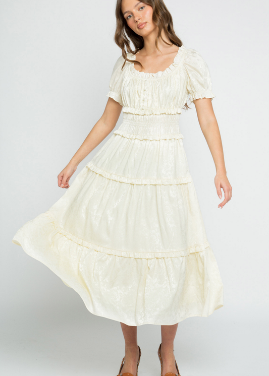 Daisy Street - Lily Milkmaid Midi Dress