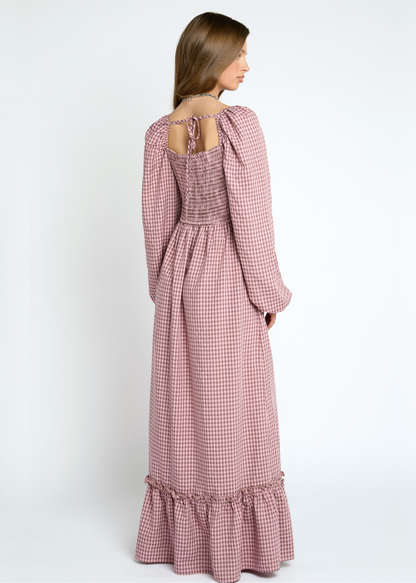 Daisy Street - Poet Pink Ruffle Maxi Dress