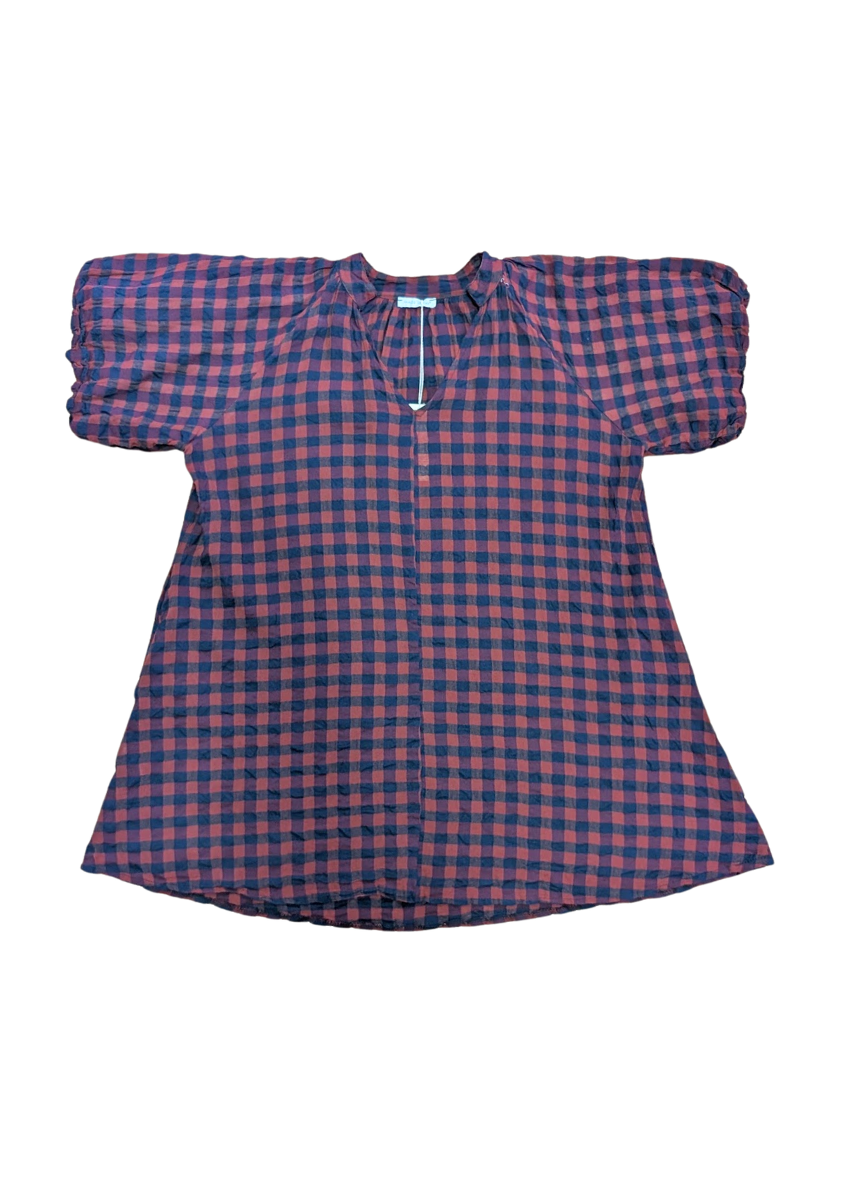 The Edit - Red & Blue Gingham Check Dress