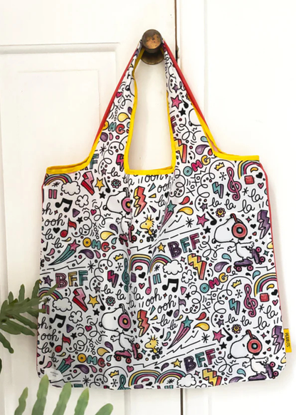House of Disaster - Peanuts Doodle Eco Shopper