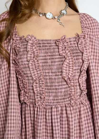 Daisy Street - Poet Pink Ruffle Maxi Dress