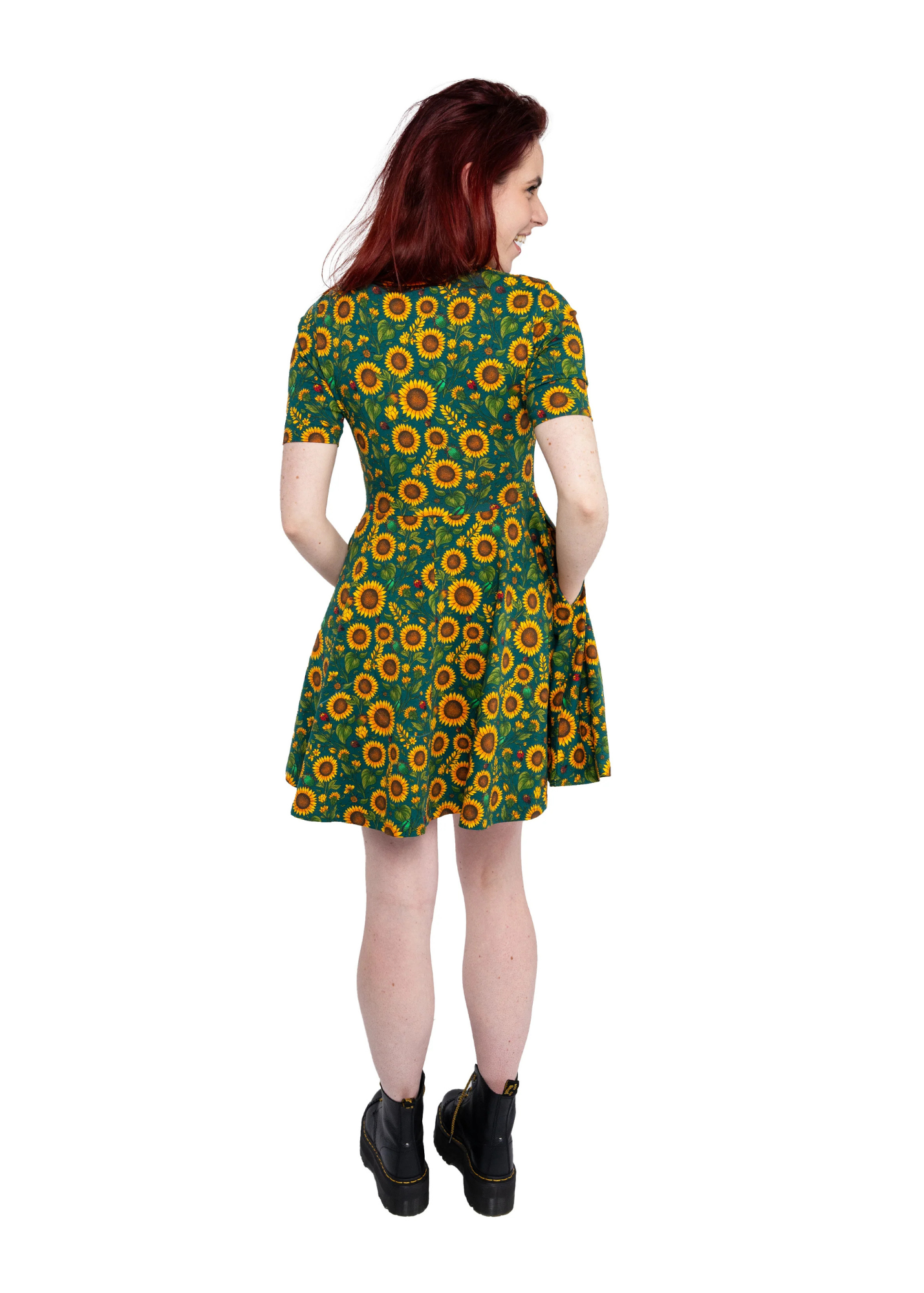Rebel Romance - Sunflower Charity Fit & Flare Skater Dress