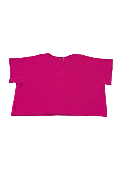 The Edit - Fuchsia Knit Boxy Top