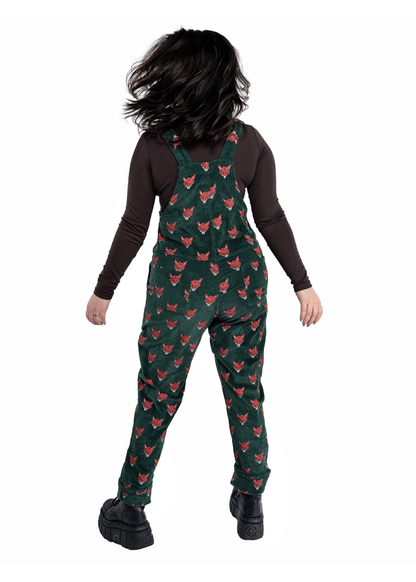 Run & Fly - Corduroy Fox Head Dungarees