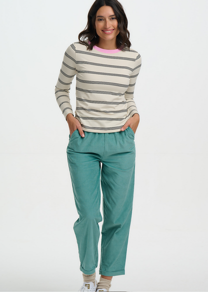 Sugarhill Brighton - Vonnie Teal Cord Trousers