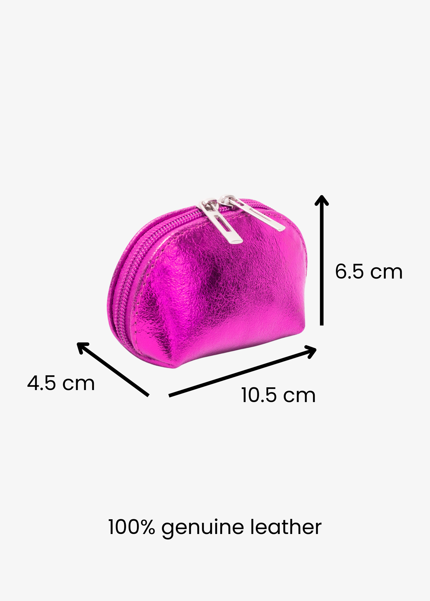 The Edit - Metallic Magenta Pouch Purse