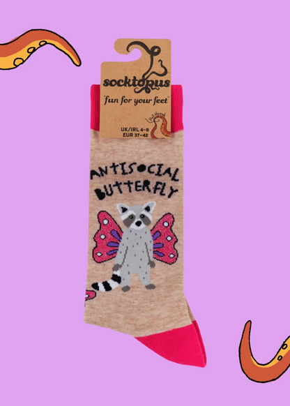 Socktopus - Antisocial Butterfly Socks