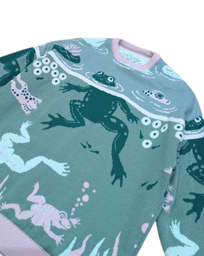 Home of Rainbows - The Froggy Pond Knitted Jumper