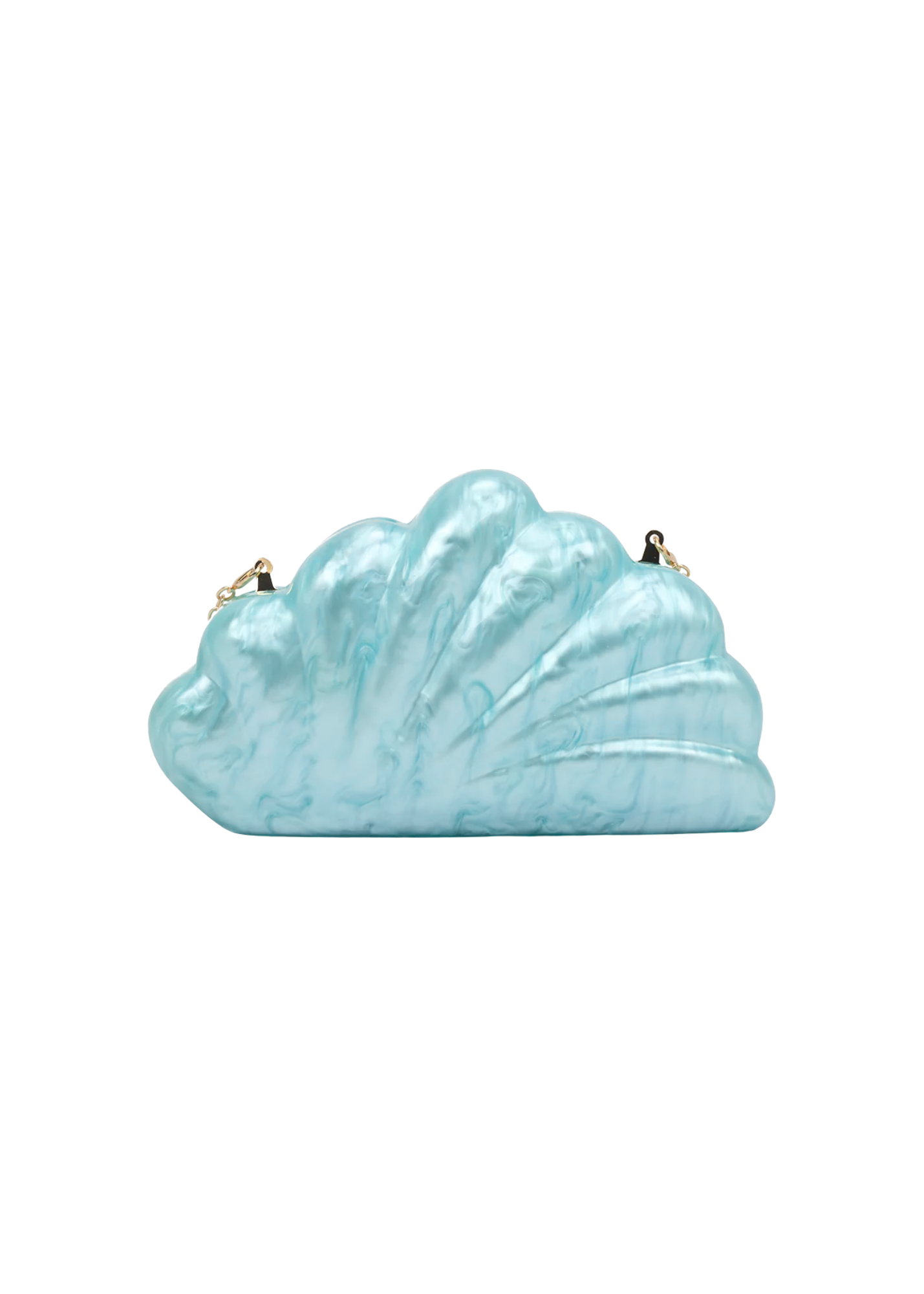 The Edit - Pearly Blue Hard Shell Bag